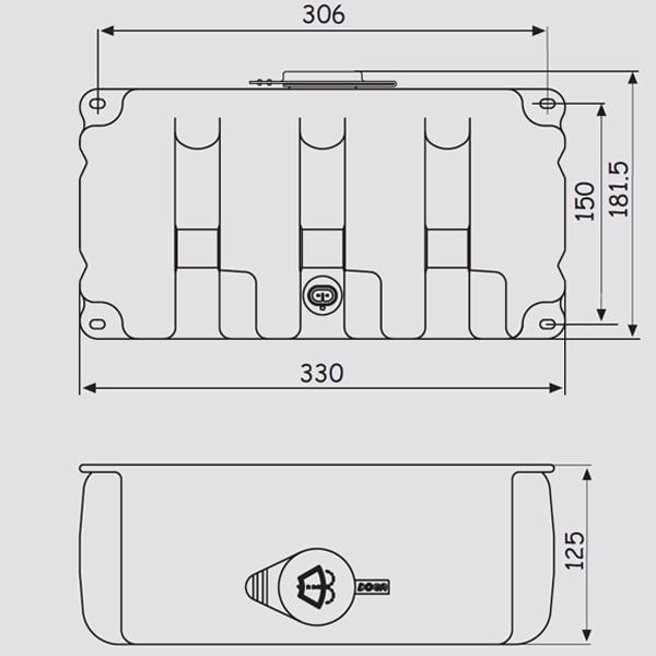 Bild von Wischwasserbehälter