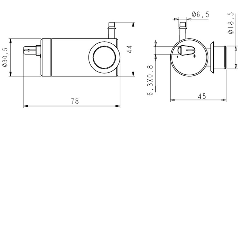 Bild von Waschwasserpumpe 12V