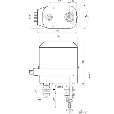 Bild von Doga Wischermotor mit Schalter