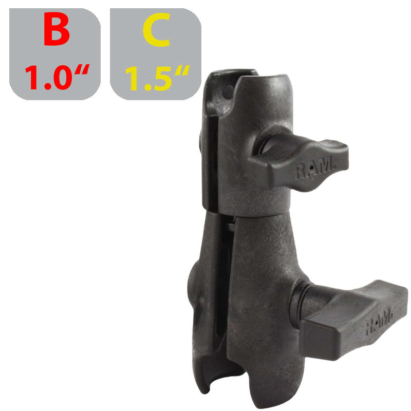 Bild von Adapter 1" auf 1,5" Kugel