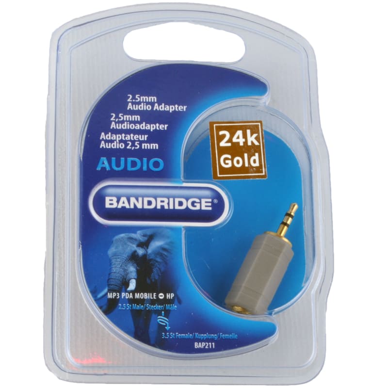Bild von Audioadapter 2.5mm - 3.5mm
