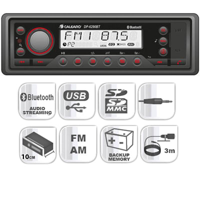 Bild von Autoradio mit Bluetooth im kurzen Gehäuse
