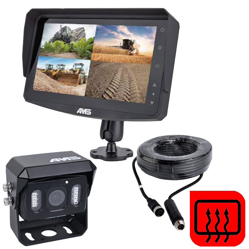 Bild von Rückfahrkamera-Set 12 - 24 V FHD 7" Split-Monitor