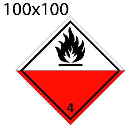 Bild von Gefahrgutetikette 100x100