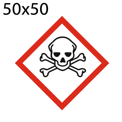 Bild von GHS Etikette "Akute Toxizität"