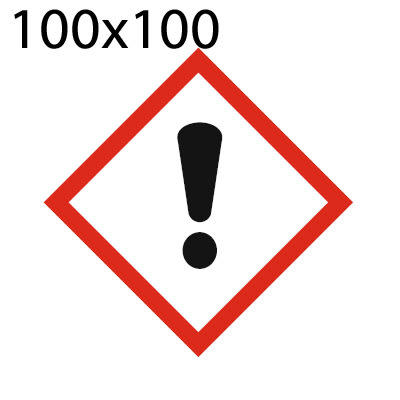 Bild von GHS Etikette "Achtung giftig, reizend"