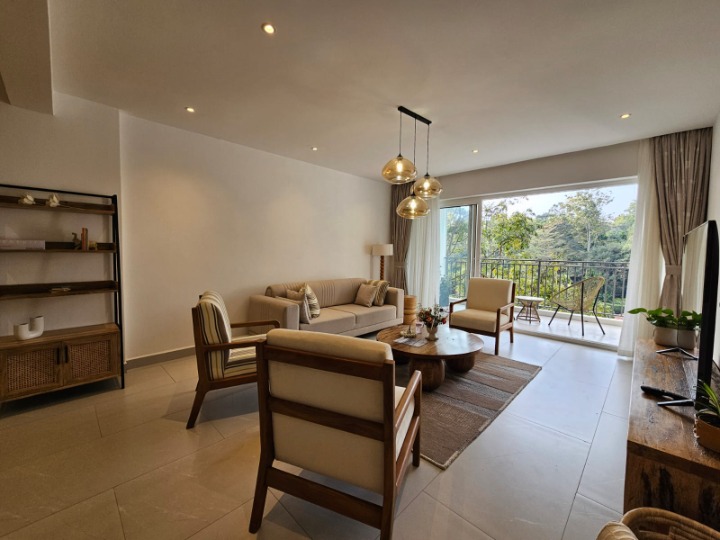 Furnished 3 Bedroom + DSQ Apartment for Rent