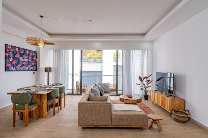 Furnished 3-Bedroom Apartment  for Rent