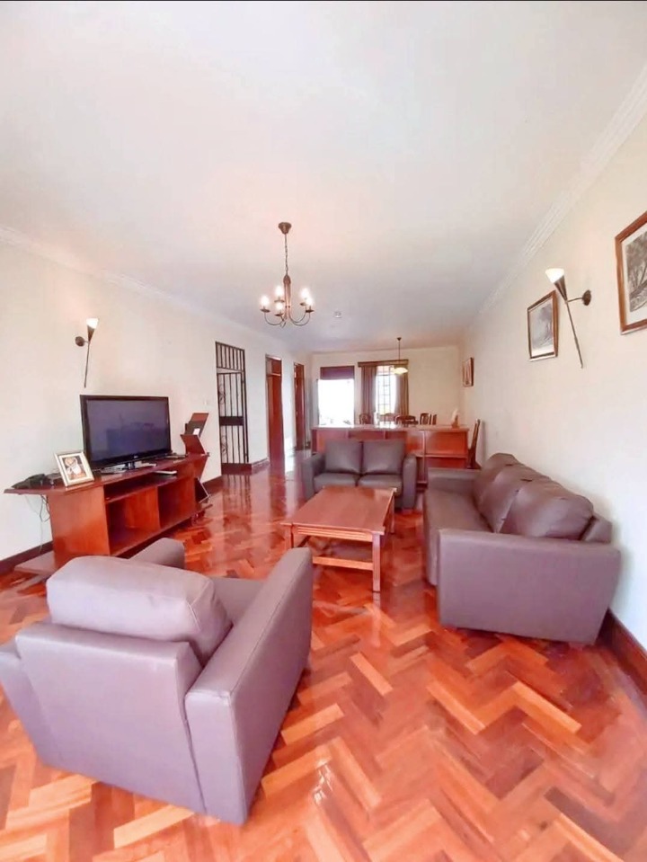 Furnished 3-Bedroom Apartment for Rent– Peponi Road