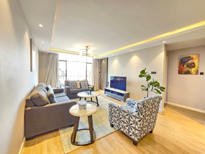 3-Bedroom + DSQ Furnished Apartment for Rent – Westlands