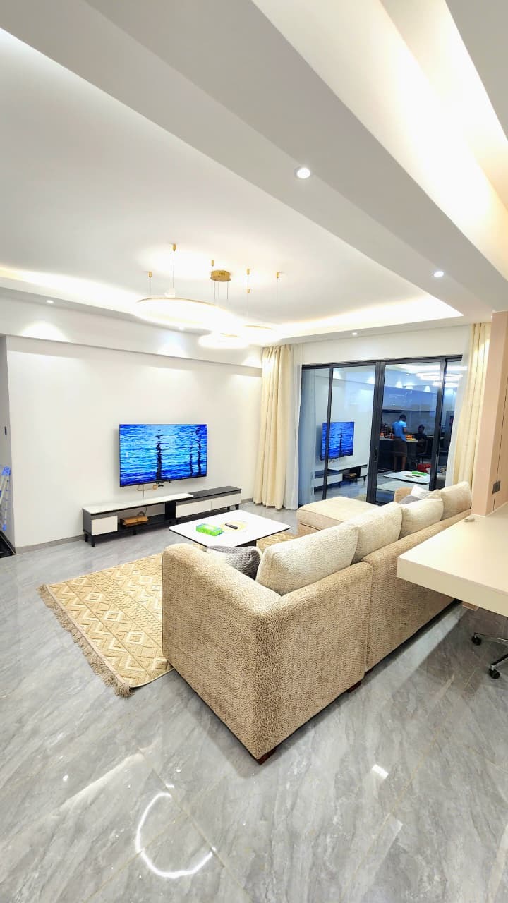 FURNISHED 4 BEDROOM APARTMENT + DSQ FOR RENT - KILELESHWA