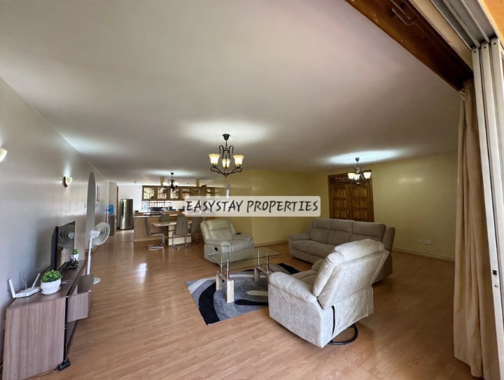 WESTLANDS – FURNISHED 3 BEDROOM APARTMENT + DSQ FOR RENT