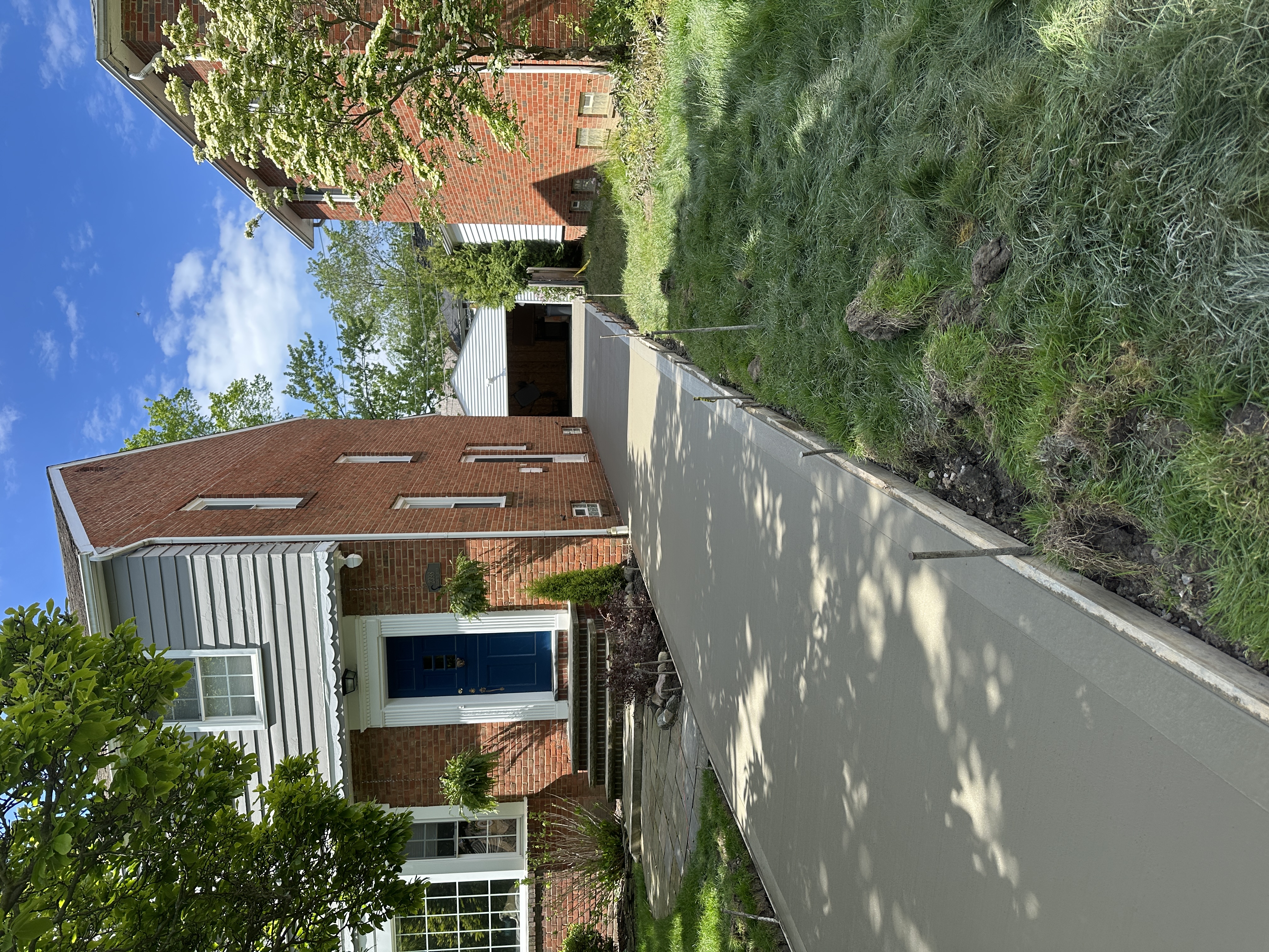 New concrete driveway in University Heights