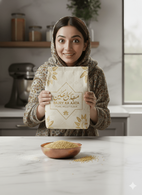 Organic Bajra Atta | High-Fiber Millet Flour