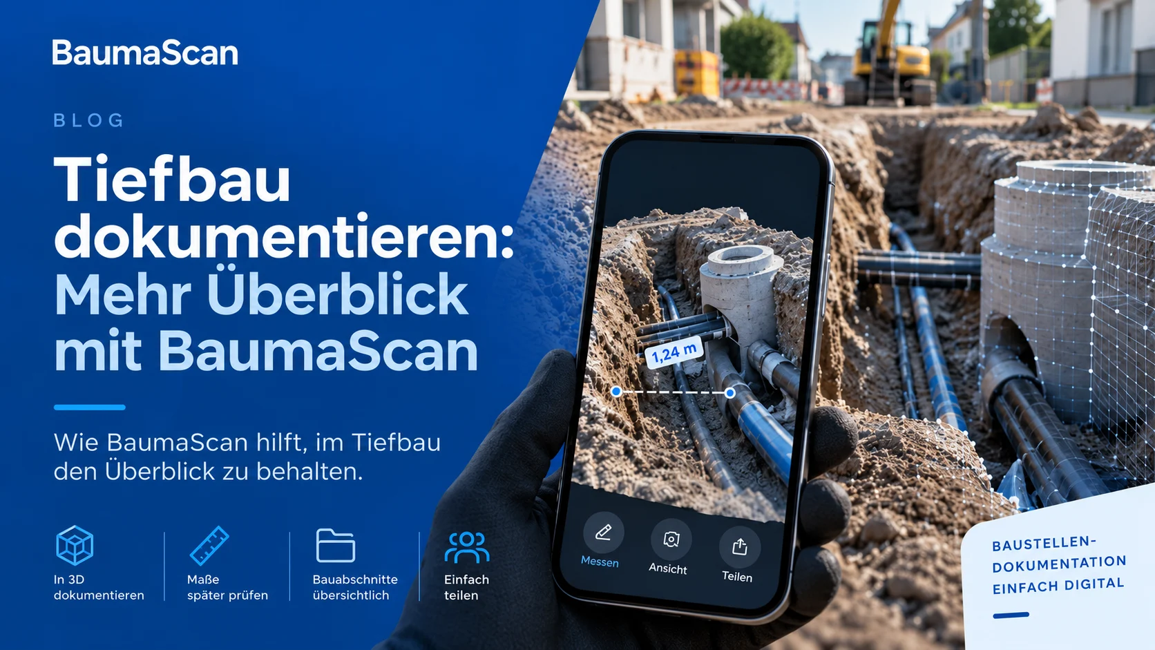 BaumaScan im Tiefbau