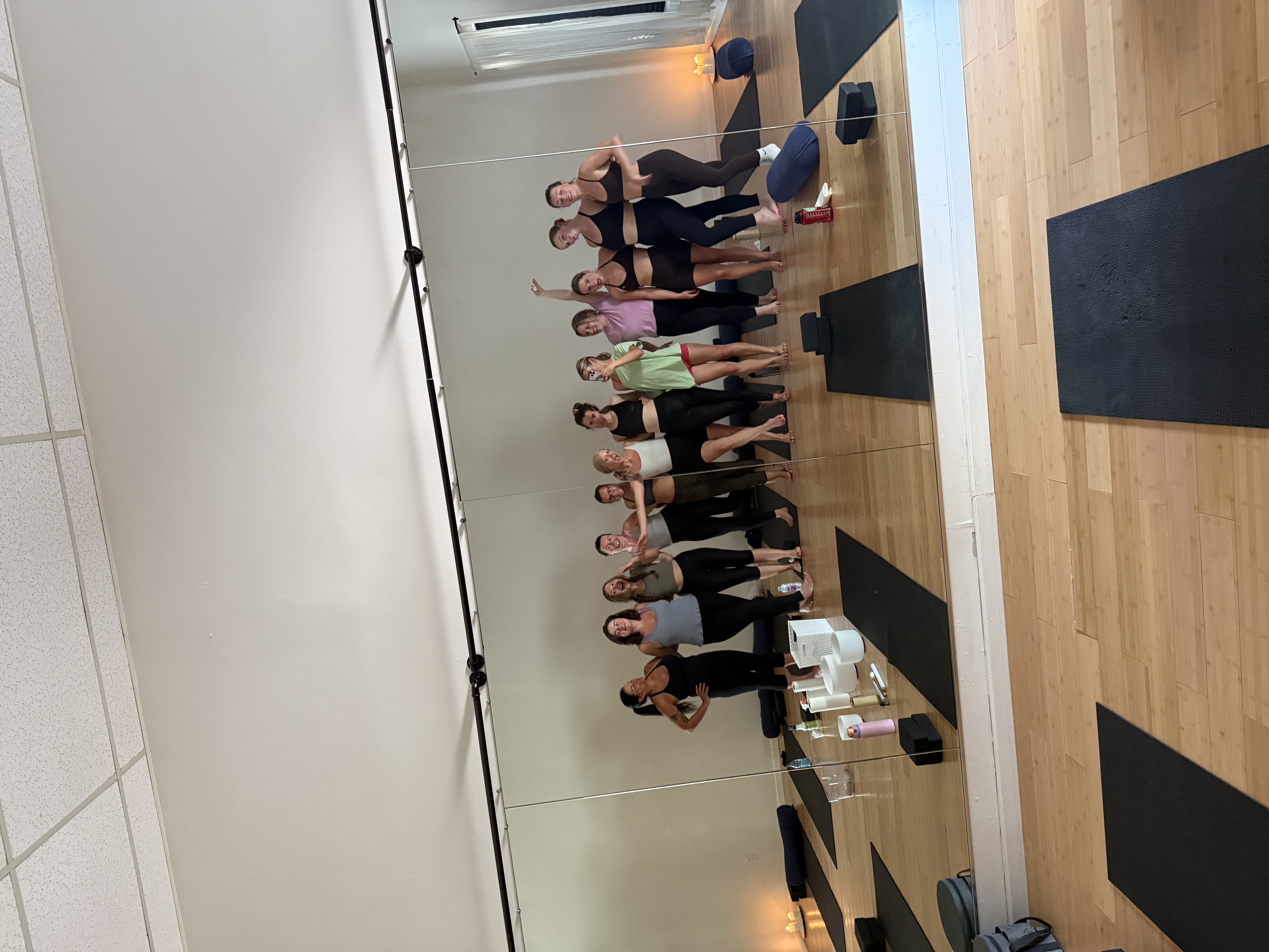 Bach party at yoga studio