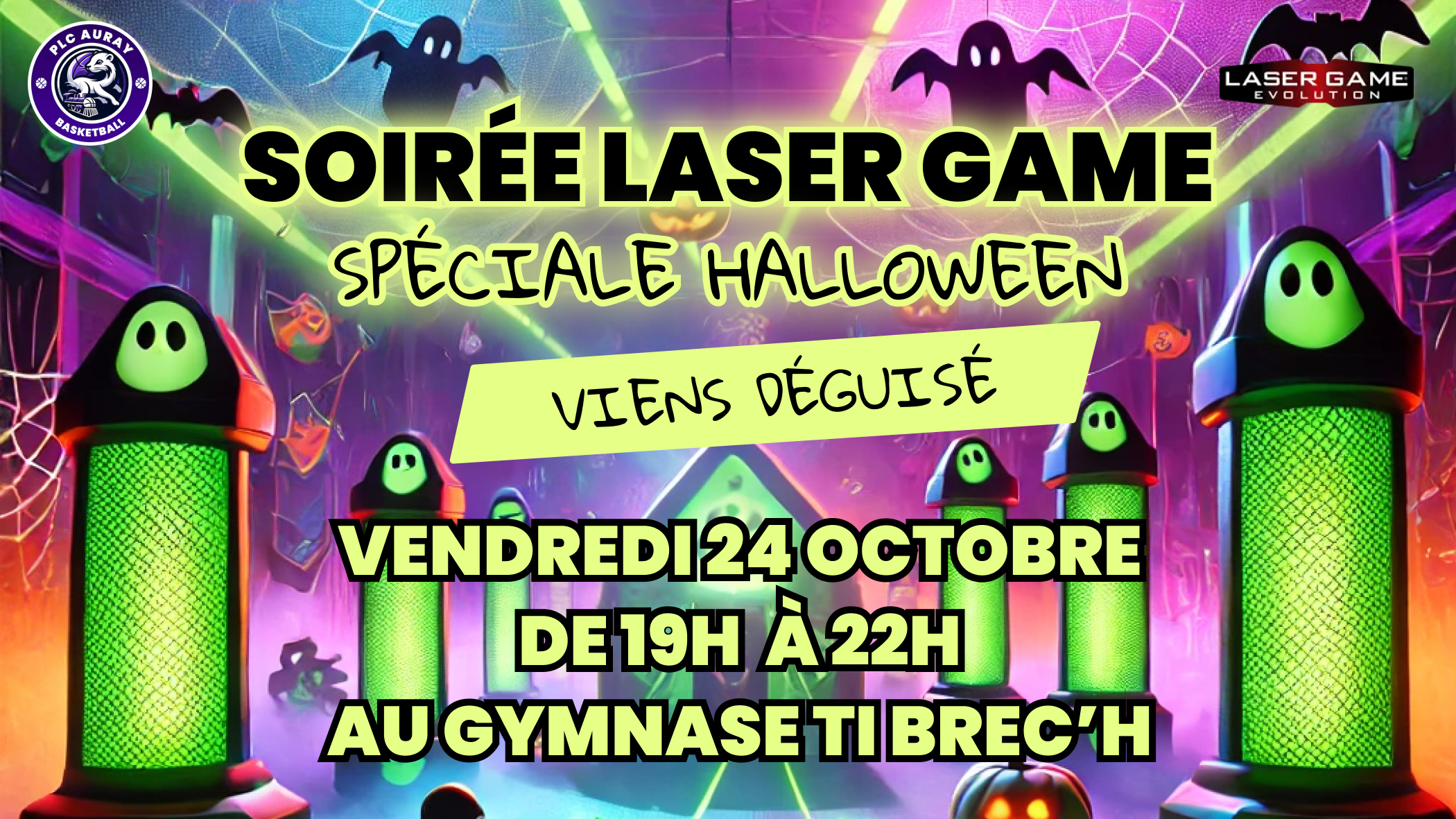 Soirée Laser Game Spéciale Halloween