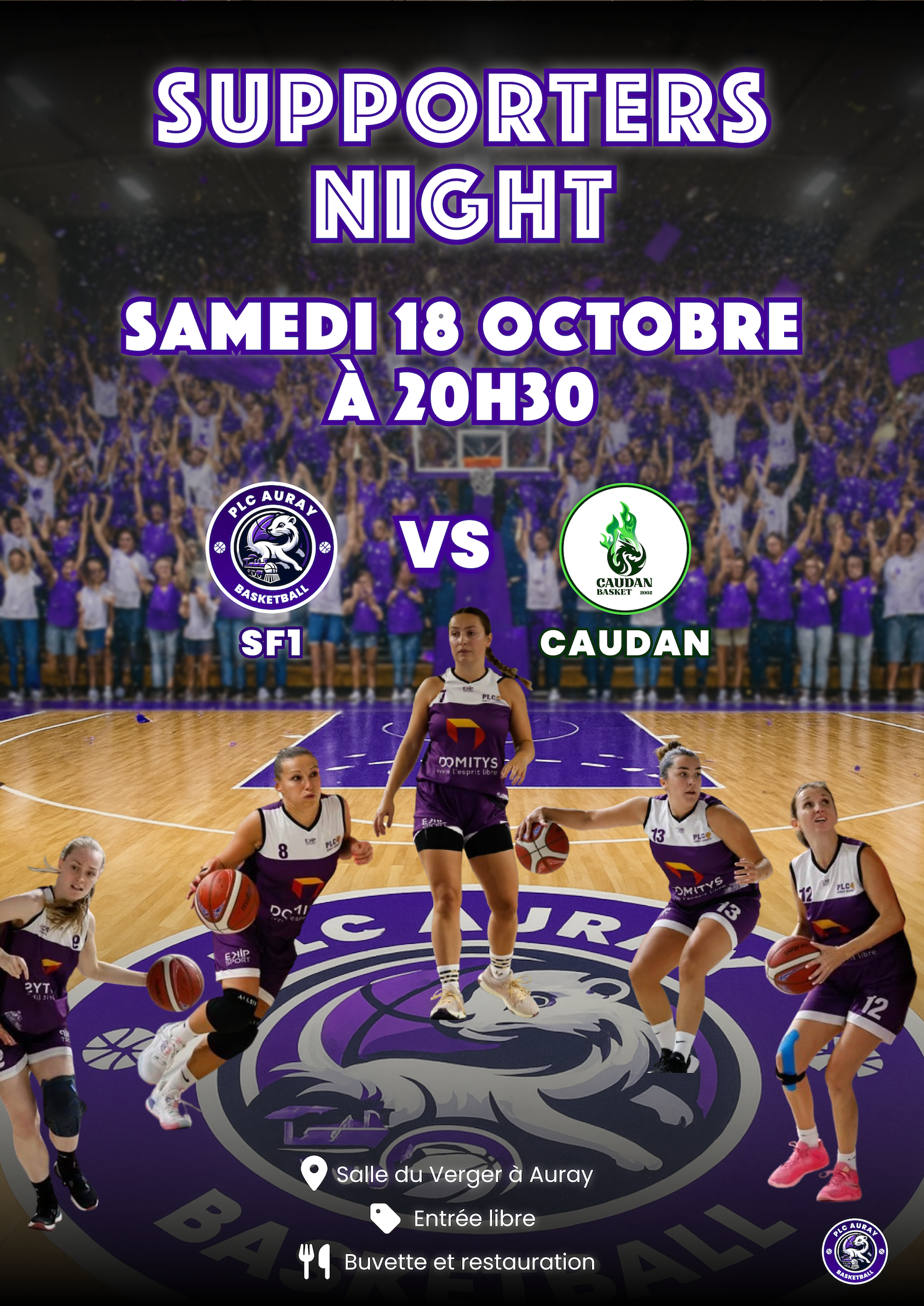 Supporters Night - 18/10/2025 — SF1 vs Caudan