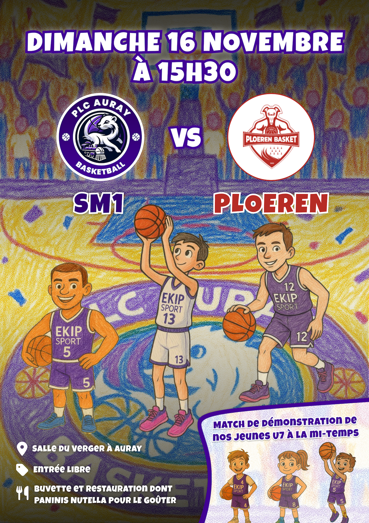 Match SM1 / Ploeren ce dimanche à 15h30 !