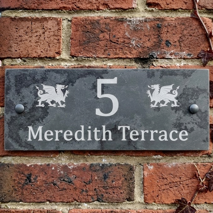 Slate house sign main image