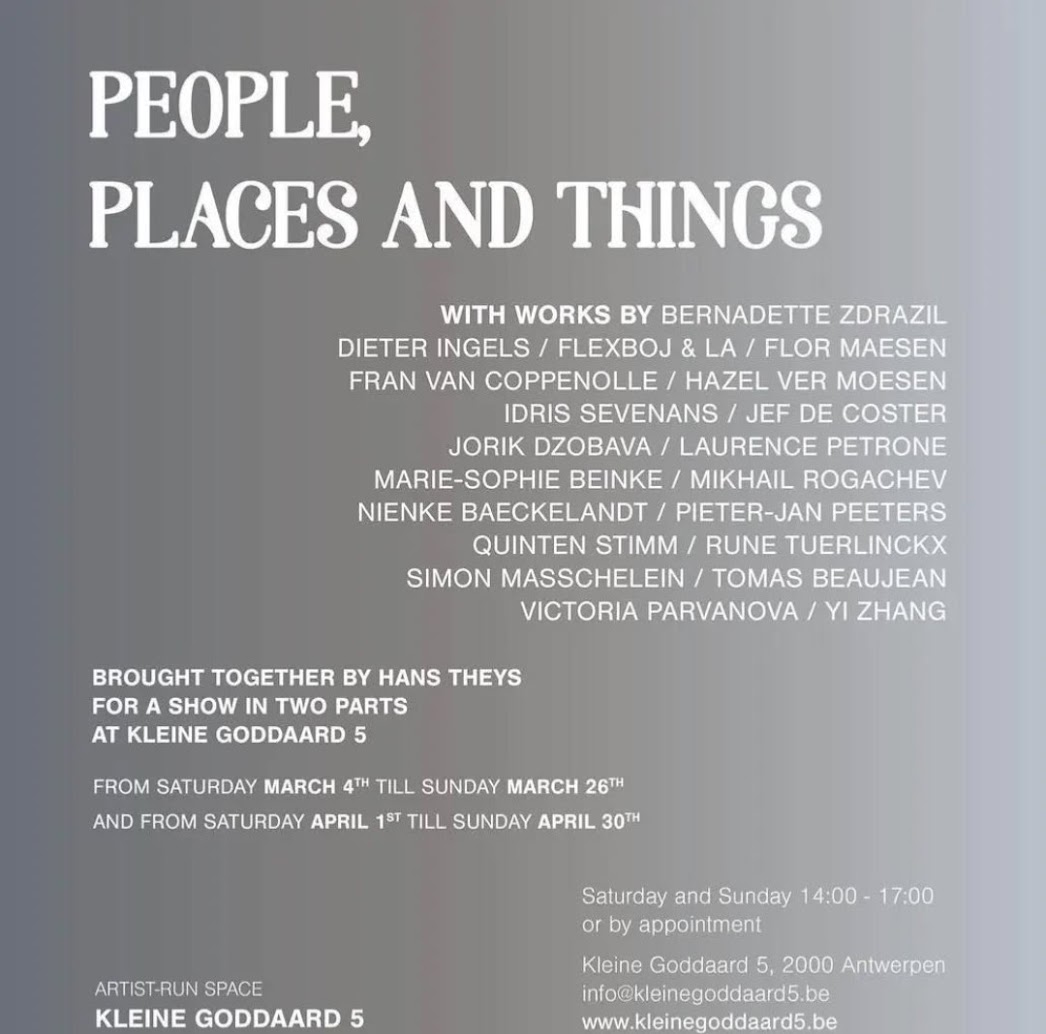 PEOPLE, PLACES AND THINGS