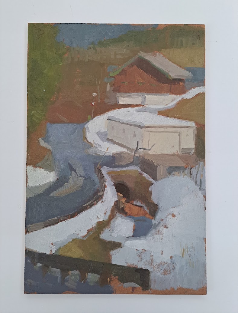 Down the mountain street