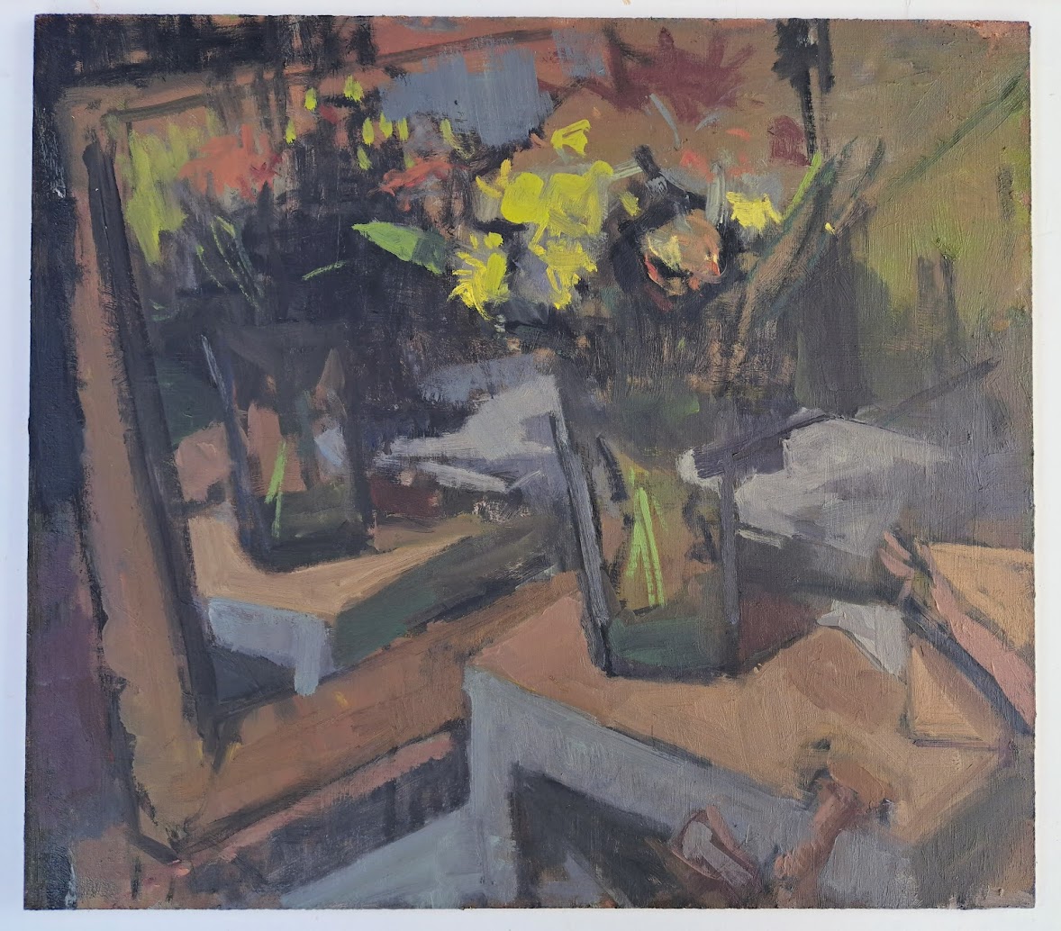 Nocturne ; Reflets d'un Bouquet jaune