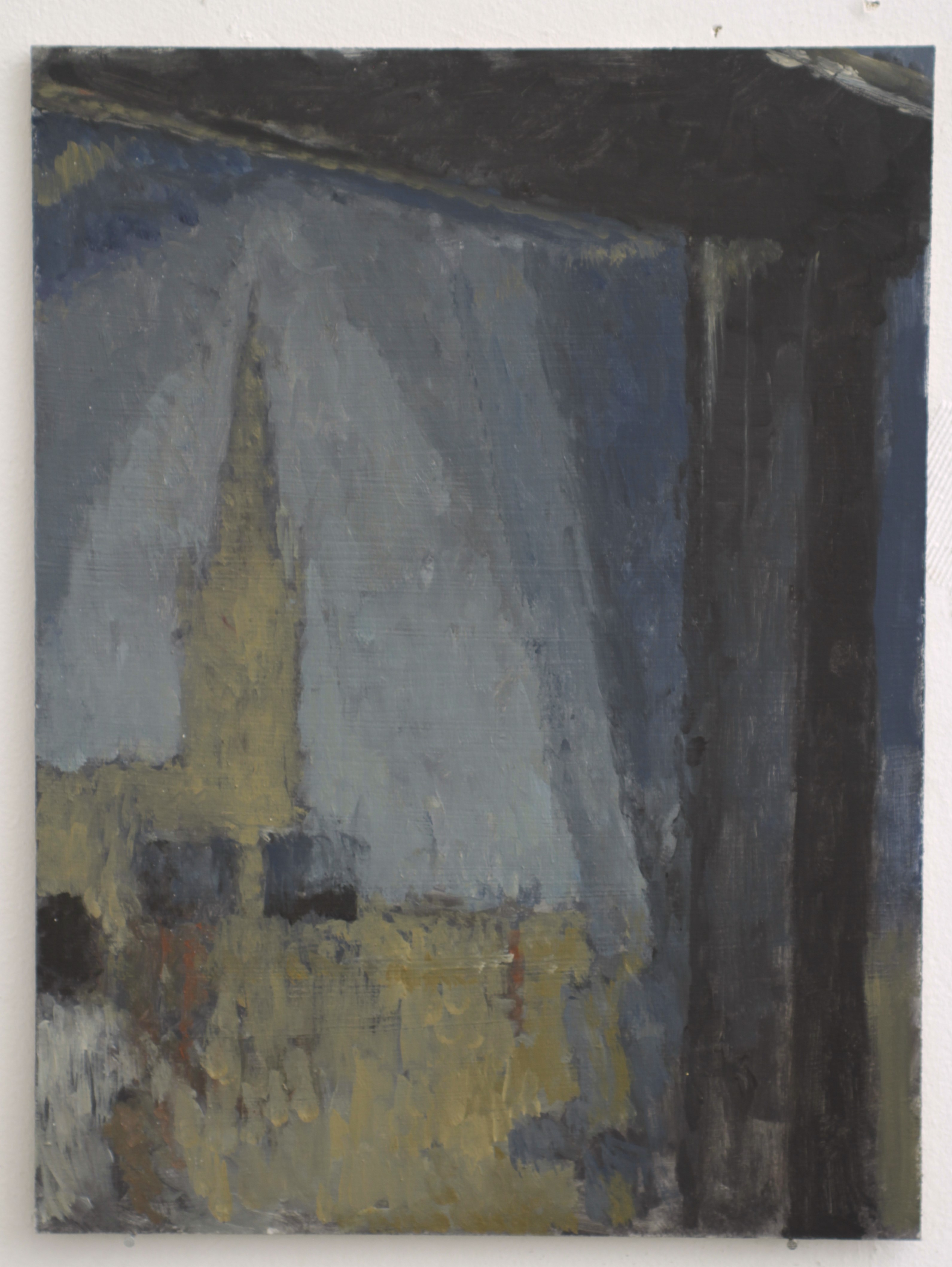 Joshua ; painting in the Reflection of a Church