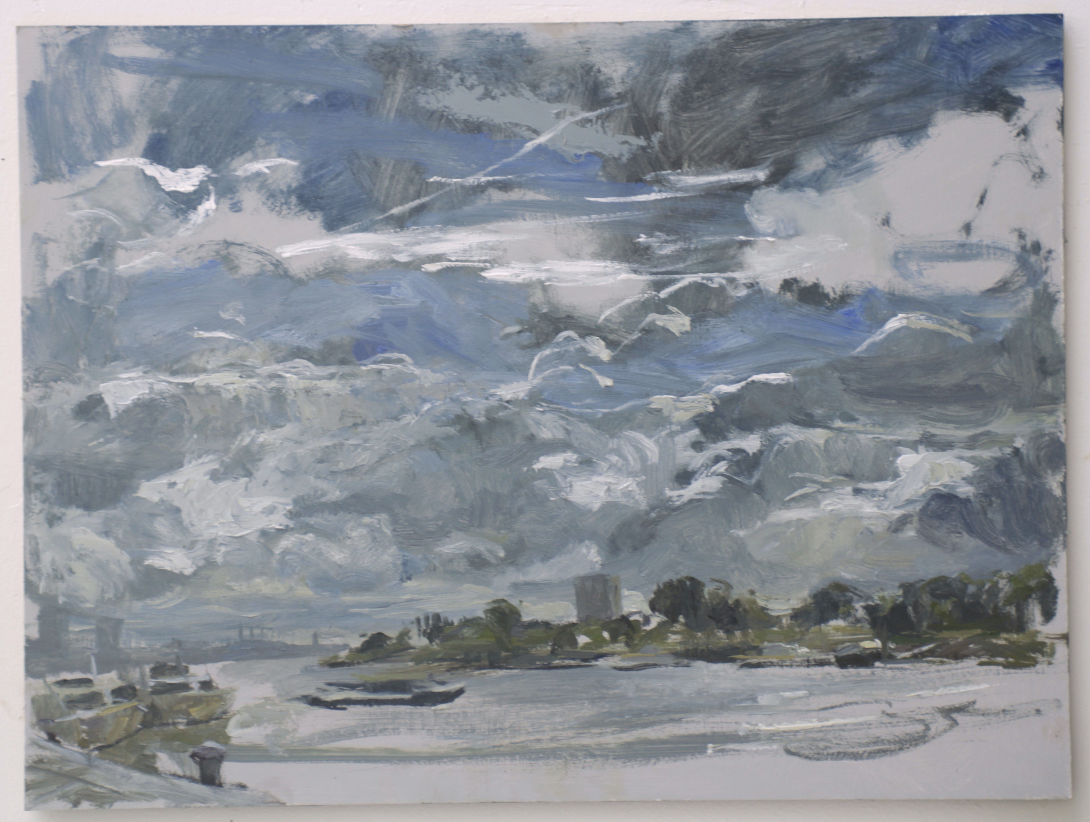 Clouds over the Scheldt