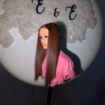 Chestnut Bone Straight Wig