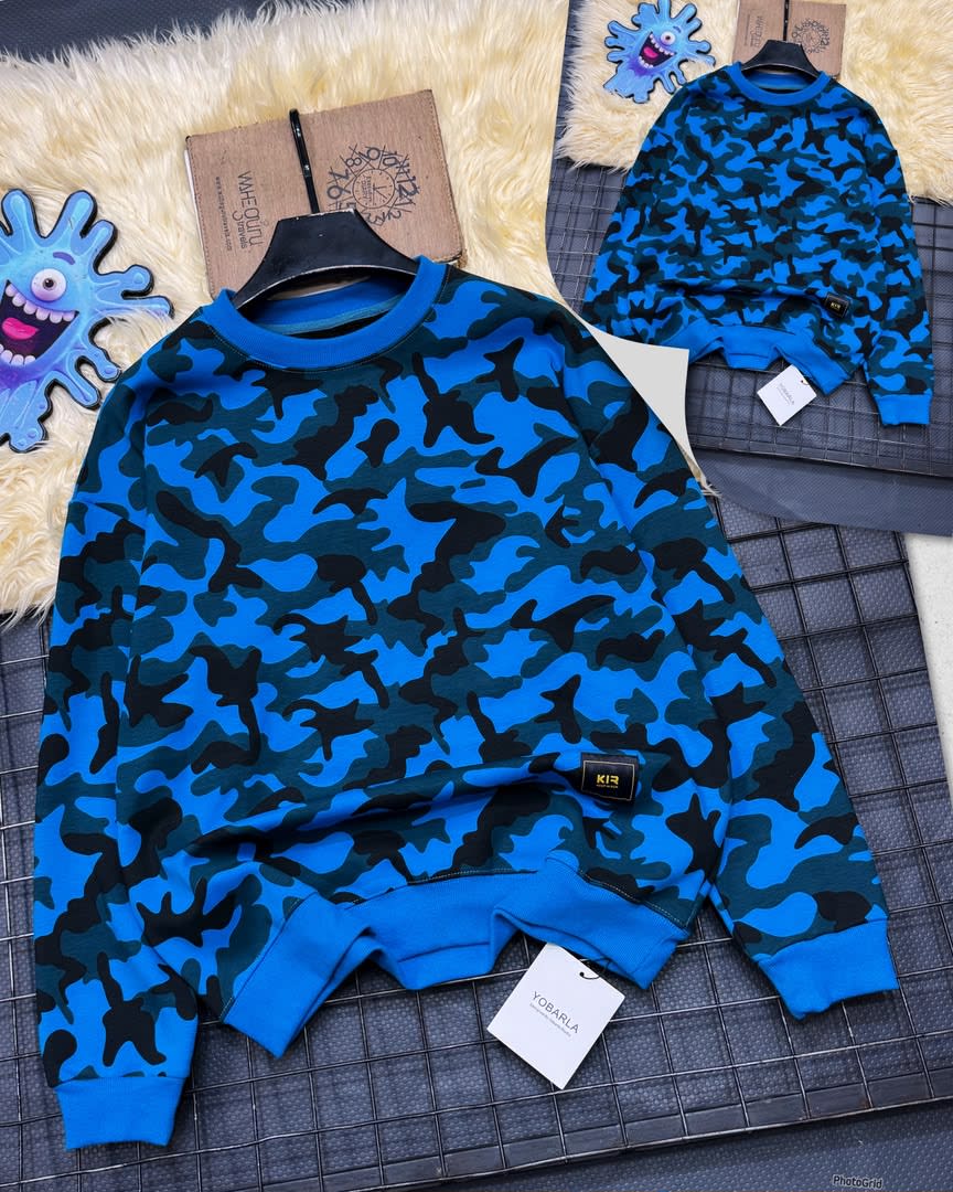 Army Blue Sweat Shirt