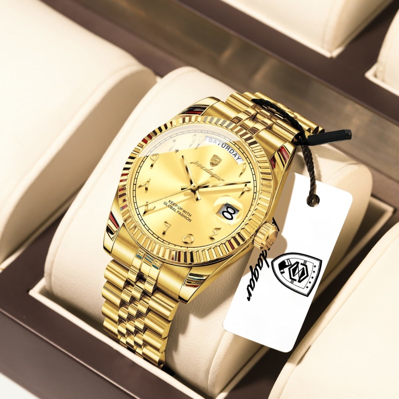 POEDAGAR 845 Stainless Steel WaterProof Gents Watch Men's Watches in Kenya