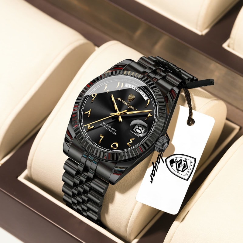 POEDAGAR 845 Stainless Steel WaterProof Gents Watch Men's Watches in Kenya