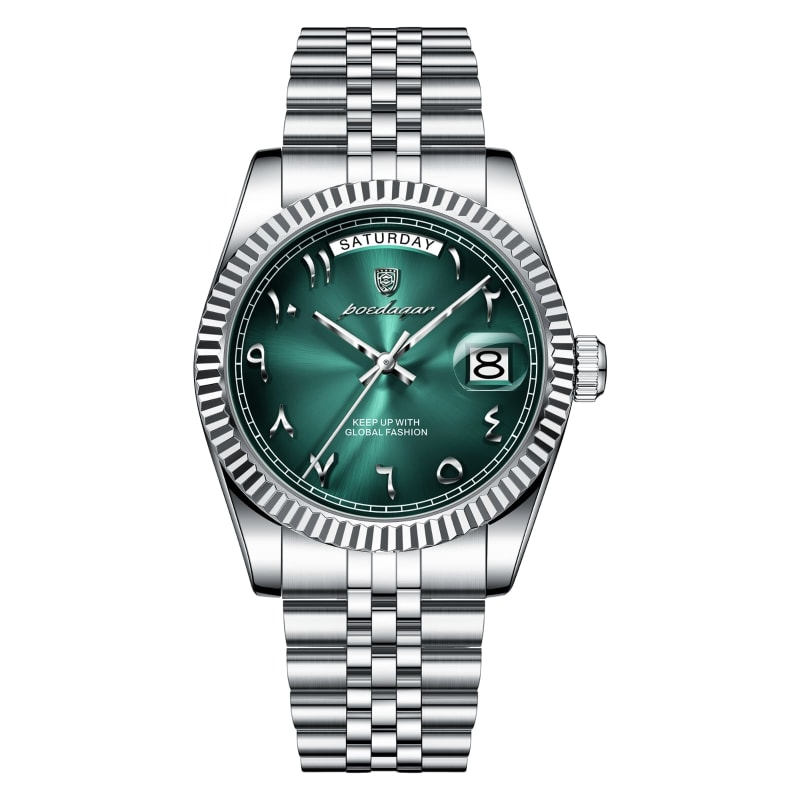 POEDAGAR 845 Full Date Stainless Steel Gents Watch Men's Watches in Kenya