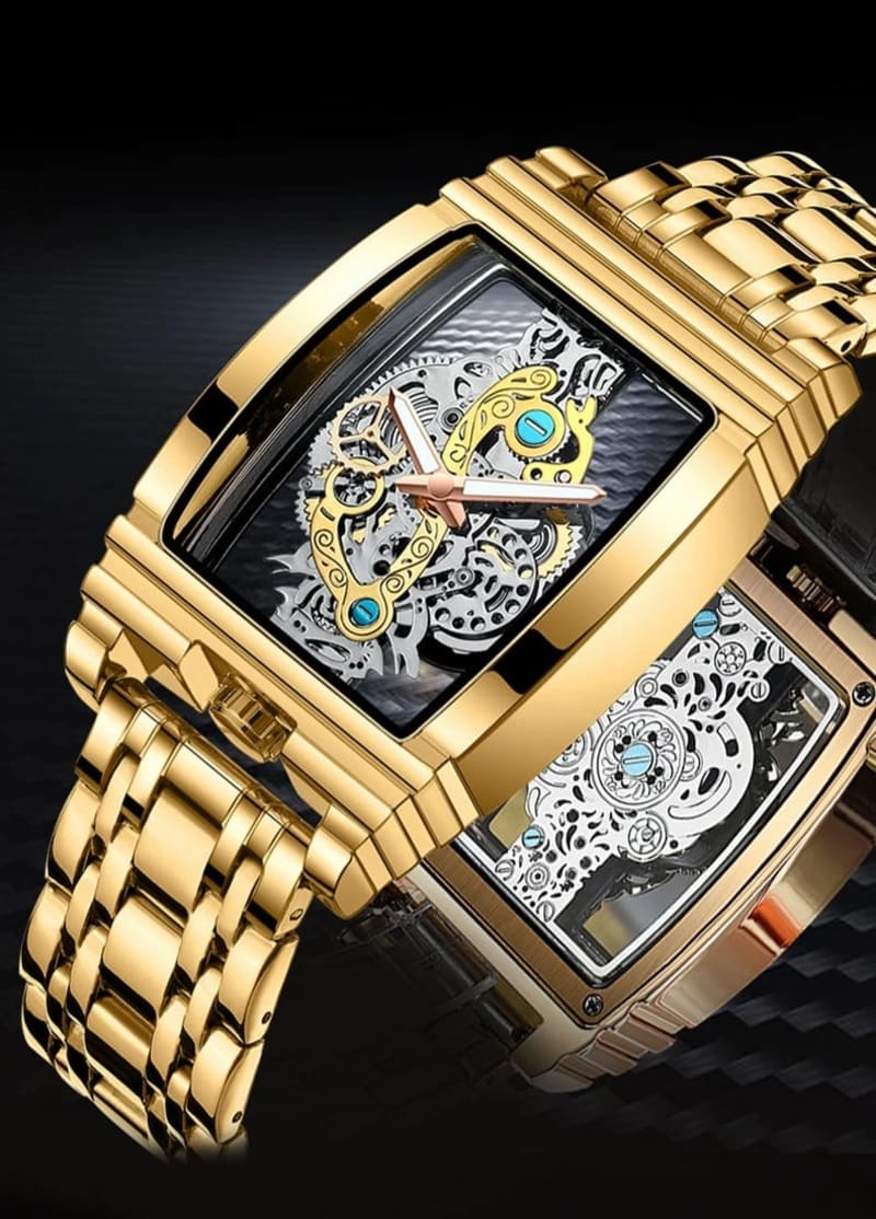 SKELETON DIAL Stainless Steel Gents Watch Men's Watches in Kenya