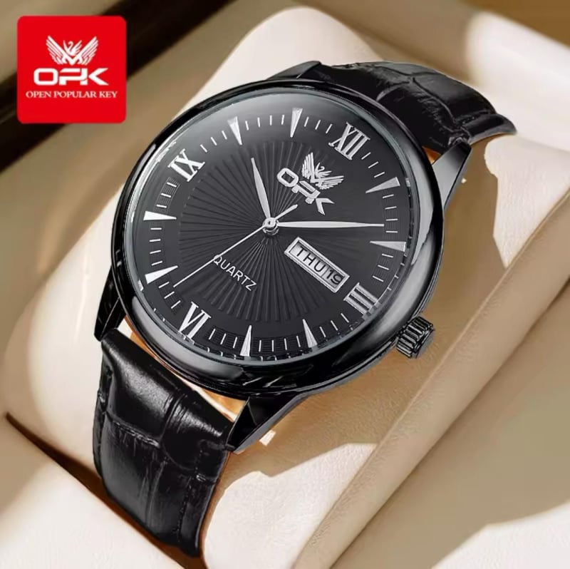 OPK 6028 Leather Strap Gents Watch Men's Watches in Kenya