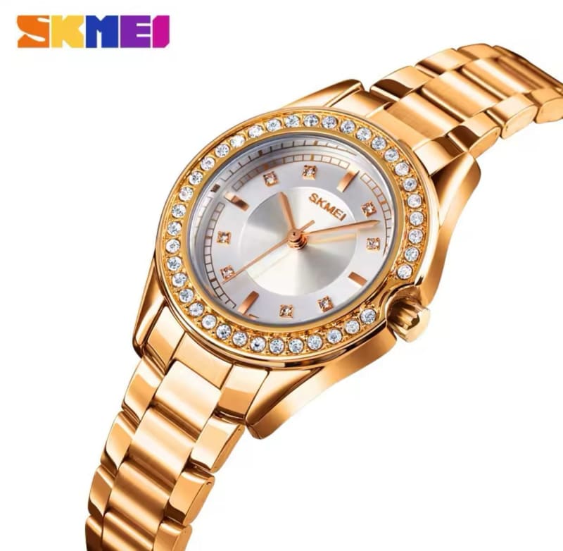 SKMEI 1534 Iced Out Stainless Steel Ladies Watch Ladies' Watches in Kenya