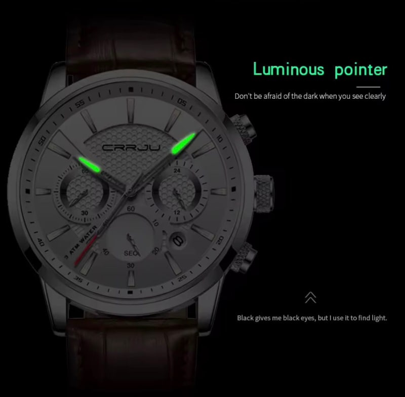 CRRJU Chronograph Stainless Steel Gents Watch Men's Watches in Kenya