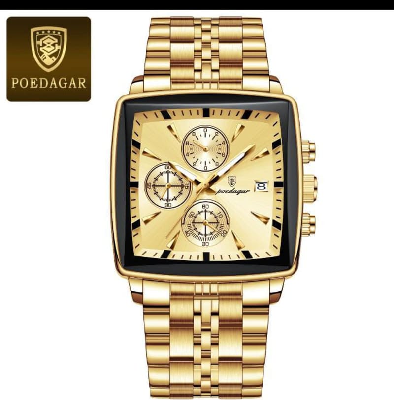 POEDAGAR 866 Chronograph Stainless Steel Gents Watch Men's Watches in Kenya