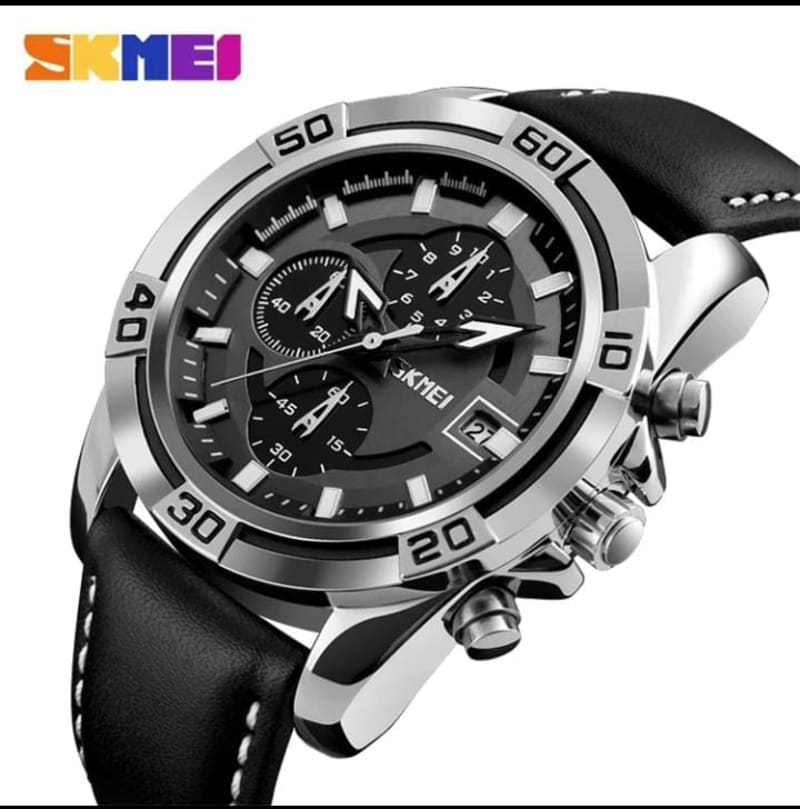 SKMEI 9345 Leather Strapped Gents Watch Men's Watches in Kenya