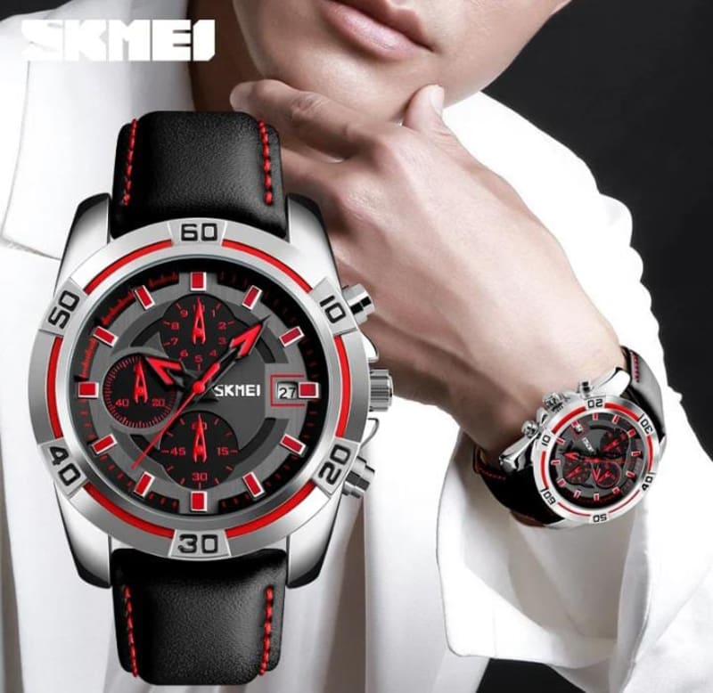 SKMEI 9345 Leather Strapped Gents Watch Men's Watches in Kenya