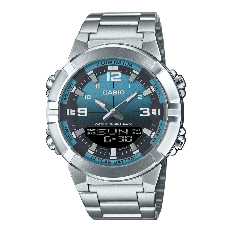 CASIO AMW-870DA50M Dual Time Water Resistant Men'sWatch Men's Watches in Kenya