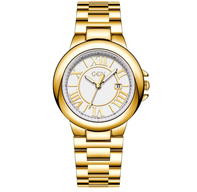GEDI Ladies Watch Plated Steel Water Resistant Ladies Watch