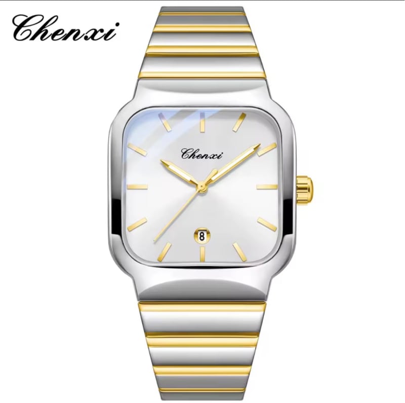 CHENXI 604 Water Resistant Gold Plated Classic Rectangular Mens Watch Men's Watches in Kenya