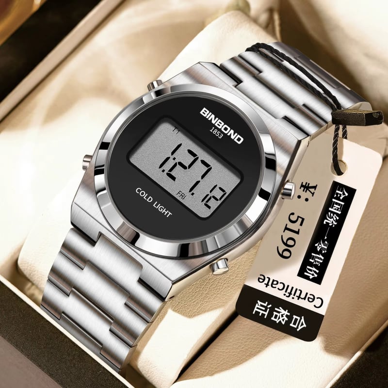 Binbond D107 Digital Stainless Steel WaterProof Mens Watch Men's Watches in Kenya