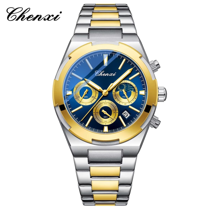 CHENXI 956 Water Resistant Chronograph Mens Watch