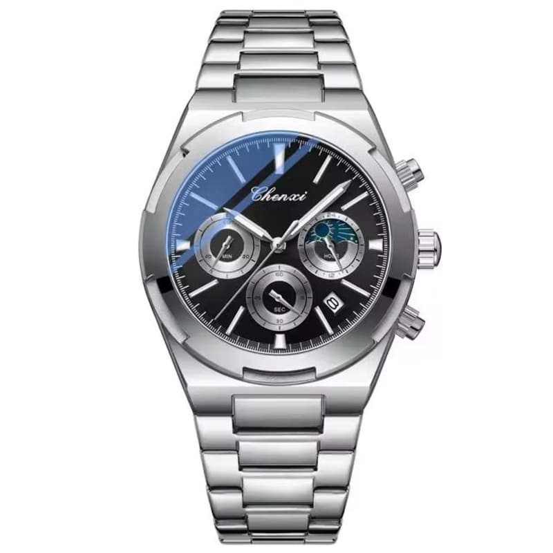CHENXI 956 Stainless Steel Chronograph Luminous Mens Watch