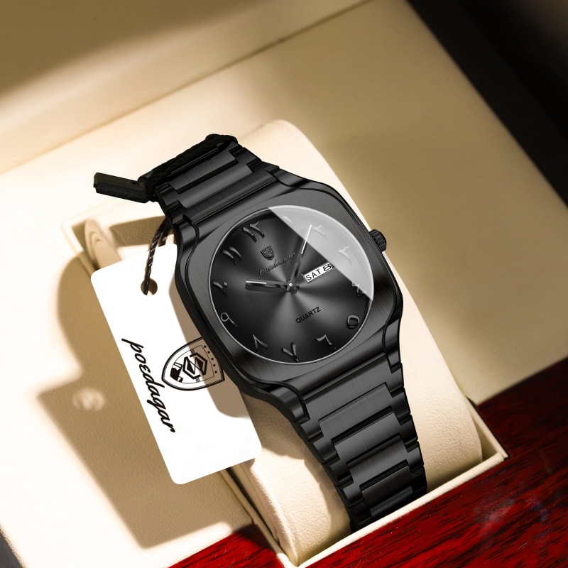 POEDAGAR 616 Stainless Steel Battery Powered Water Resistant Mens Watch Men's Watches in Kenya