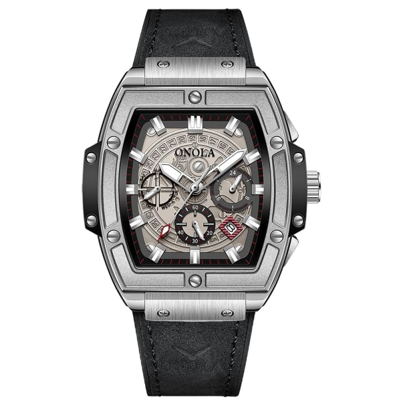ONOLA ON6819 Chronograph Water Resistant Genuine Leather Mens Watch Men's Watches in Kenya