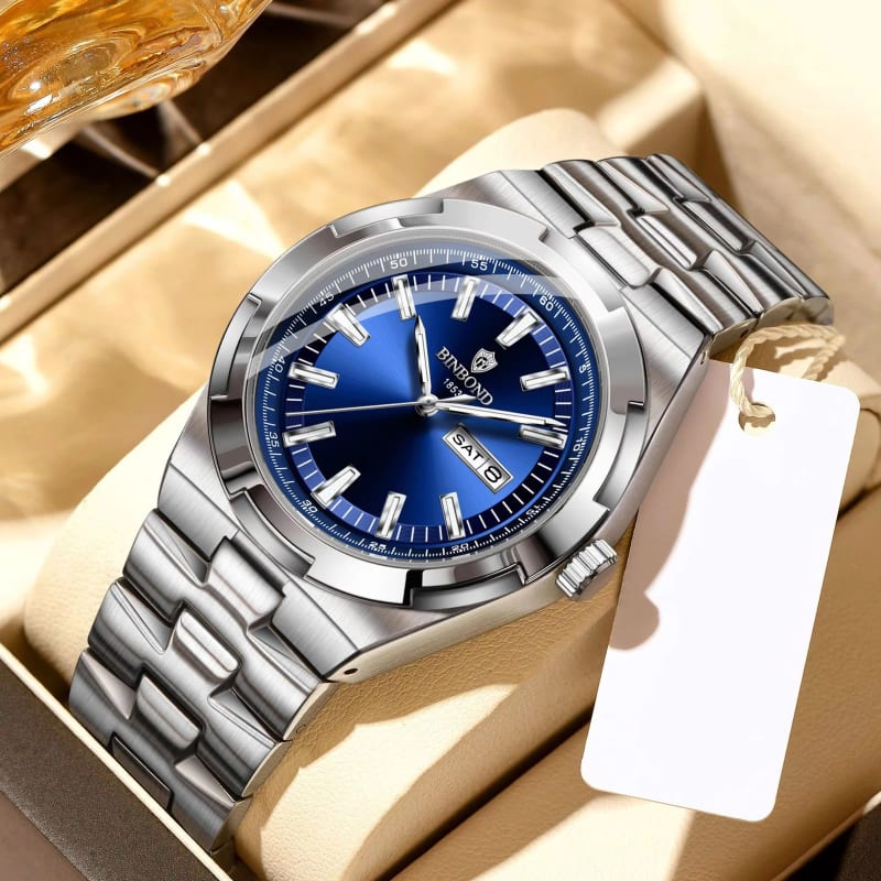 Binbond 9420 Water Proof Calendar Display Mens Watch